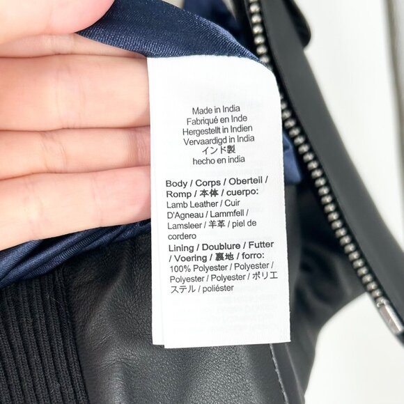 J. Crew Collection Jody Leather Lady Jacket - Picture 9 of 11